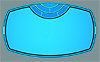 GFK Becken Polyesterbecken oval 500 x 300 x 125 cm mit Seitentreppe