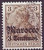 34 Marocco 3 Centimos Deutsches Reich Marokko