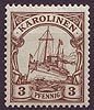 7 Karolinen 3 Pf Briefmarke Deutsche Kolonien