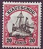 32 II Kiautschou 20 Cents Briefmarke Deutsche Kolonien