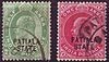 Patiala Indien 31 bis 32 Indian Stamps India