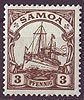20 SAMOA 3 Pf Briefmarke Deutsche Kolonien