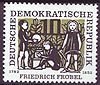 564 Friedrich Fröbel Briefmarke 10 Pf DDR
