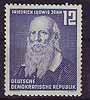 317Y Friedrich Ludwig Jahn  12 Pf  Briefmarke DDR, beschädigt