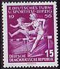 532 Deutsches Turn u Sportfest Leipzig 15 Pf  Briefmarke DDR