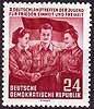 429 Deutschlandtreffen der Jugend 24 Pf  Briefmarke DDR
