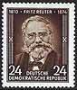 430 Fritz Reuter 24 Pf  Briefmarke DDR, 2.Wahl