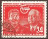 297 Deutsch sowjetische Freundschaft 24 Pf  Briefmarke DDR, 2. Wahl