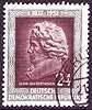 301 Ludwig van Beethoven 24 Pf  Briefmarke DDR, 2. Wahl