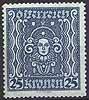 399Aa Freimarke Frauenkopf 25 K Republik Österreich Briefmarke