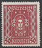 400AIa Freimarke Frauenkopf 50 Kr Republik Österreich Briefmarke