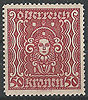 400AIIa Freimarke Frauenkopf 50 Kr Republik Österreich Briefmarke