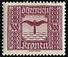 425 Flugpostmarke 300 Kronen Republik Österreich