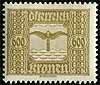 427 Flugpostmarke 600 Kronen Republik Österreich