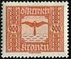 428 Flugpostmarke 900 Kronen Republik Österreich