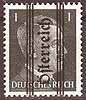 674 Adolf Hitler Österreich 1 Pf mit Gitteraufdruck
