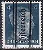 676 Adolf Hitler Österreich 4 Pf mit Gitteraufdruck