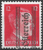 681 Adolf Hitler Österreich 12 Pf mit Gitteraufdruck