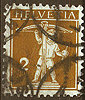 Schweiz 111 Type III Briefmarken Helvetia 2 C