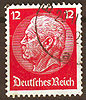 487 Paul von Hindenburg 12 Pf Deutsches Reich