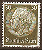 490 Paul von Hindenburg 30 Pf Deutsches Reich
