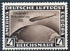 498 Deutsche Luftpost 4M Chicagofahrt Deutsches Reich