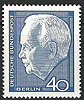 235 Deutsche Bundespost Berlin Lübke 40Pf
