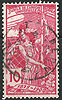 Schweiz 72 II a Briefmarke Helvetia 10
