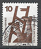 695D Unfallverhütung 10 Pf Deutsche Bundespost
