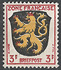 2 bw Wappen Französische Zone 3 Pf Allgemeine Ausgabe