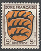 3 ay Wappen Französische Zone 5 Pf Allgemeine Ausgabe