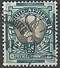 108 b Springbock 1/2 d SUID-AFRIKA stamp