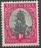 223 Segelschiff 1 d SUID-AFRIKA stamp