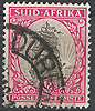 78 AIa Segelschiff 1 d SUID-AFRIKA stamp