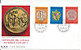 Ersttagsbrief Vatikan 561 bis 563 Poste Vaticane Briefmarken