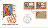 Ersttagsbrief Vatikan 605-606-609 Poste Vaticane Briefmarken