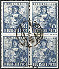Viererblock 105 Deutsche Post Exportmesse Hannover 30 Pf