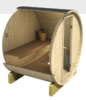 Fass Sauna Model 160 für 1 bis 3 Personen