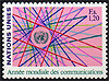 111 Weltkommunikationsjahr 1.20 Fr UNO Genf