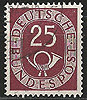 131 Posthorn 25 Pf Deutsche Bundespost