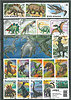 Briefmarkenpaket: Prähistorische Tiere - 100 Briefmarken