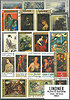 Briefmarkenpaket: Kunst und Gemälde - 100 Briefmarken