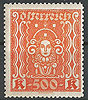 403AII Freimarke Frauenkopf 500 Kr Republik Österreich Briefmarke
