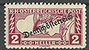252 B Eilmarke 2 Heller mit Aufdruck Deutschösterreich
