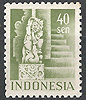 28 C Gebäude Indonesia 40 Sen Indonesien