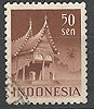30 C Gebäude Indonesia 50 Sen Indonesien