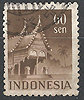 31 C Gebäude Indonesia 60 Sen Indonesien