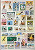 Briefmarken Motiv Vögel - 44 internationale Sondermarken