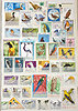 Briefmarken Motiv Vögel - 45 internationale Sondermarken