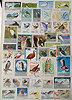 Briefmarken Motiv Vögel - 45 internationale Sondermarken